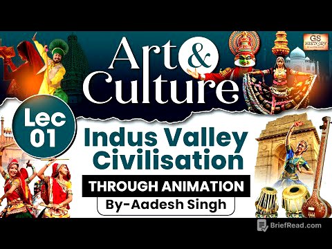 Complete Art and Culture | Lec 1: Indus Valley Civilisation | GS History by Aadesh Singh