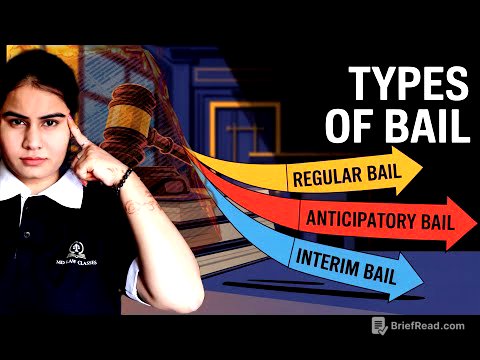 Types of Bail under BNSS 2023 | Regular, Anticipatory, Interim Bail Explained | Judiciary Exam 2025