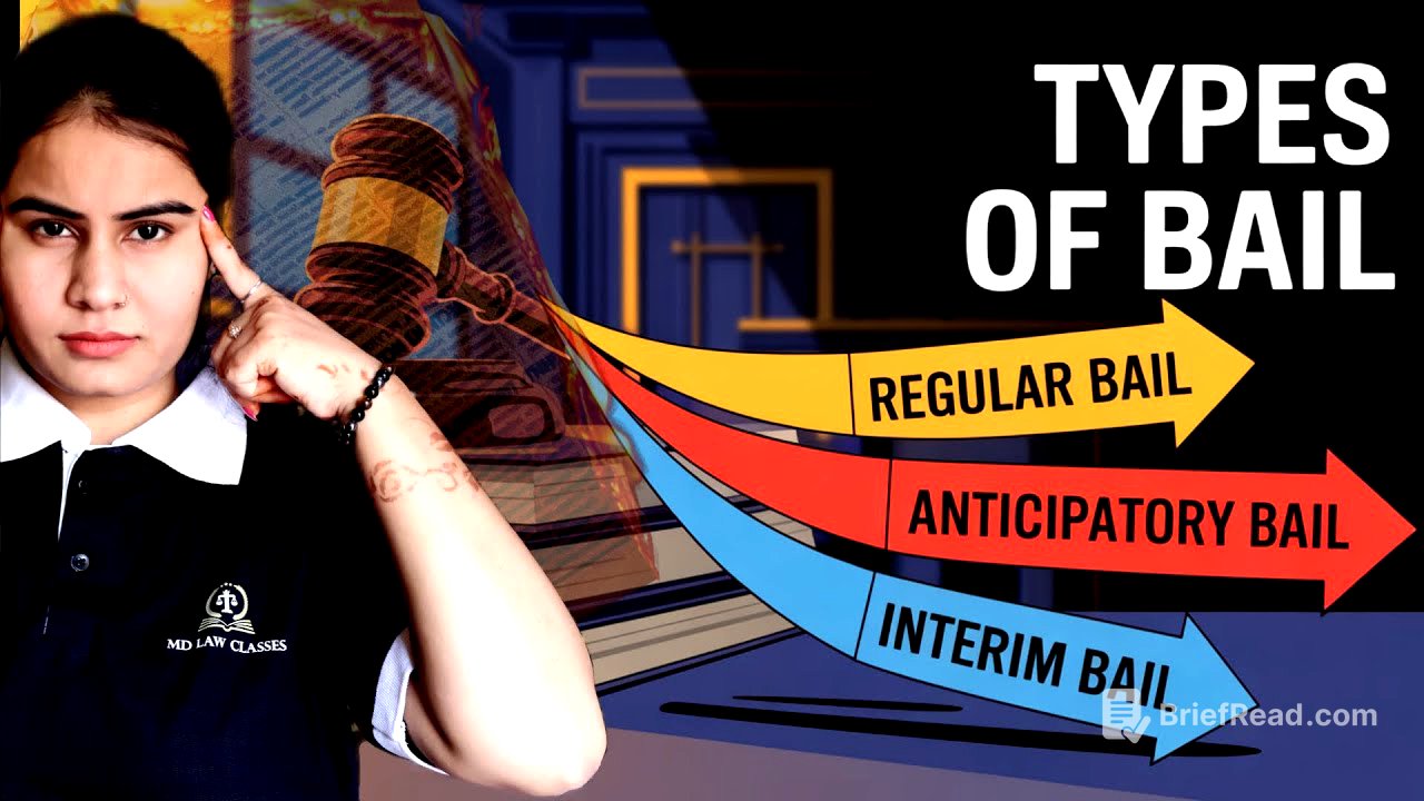 Types of Bail under BNSS 2023 | Regular, Anticipatory, Interim Bail Explained | Judiciary Exam 2025
