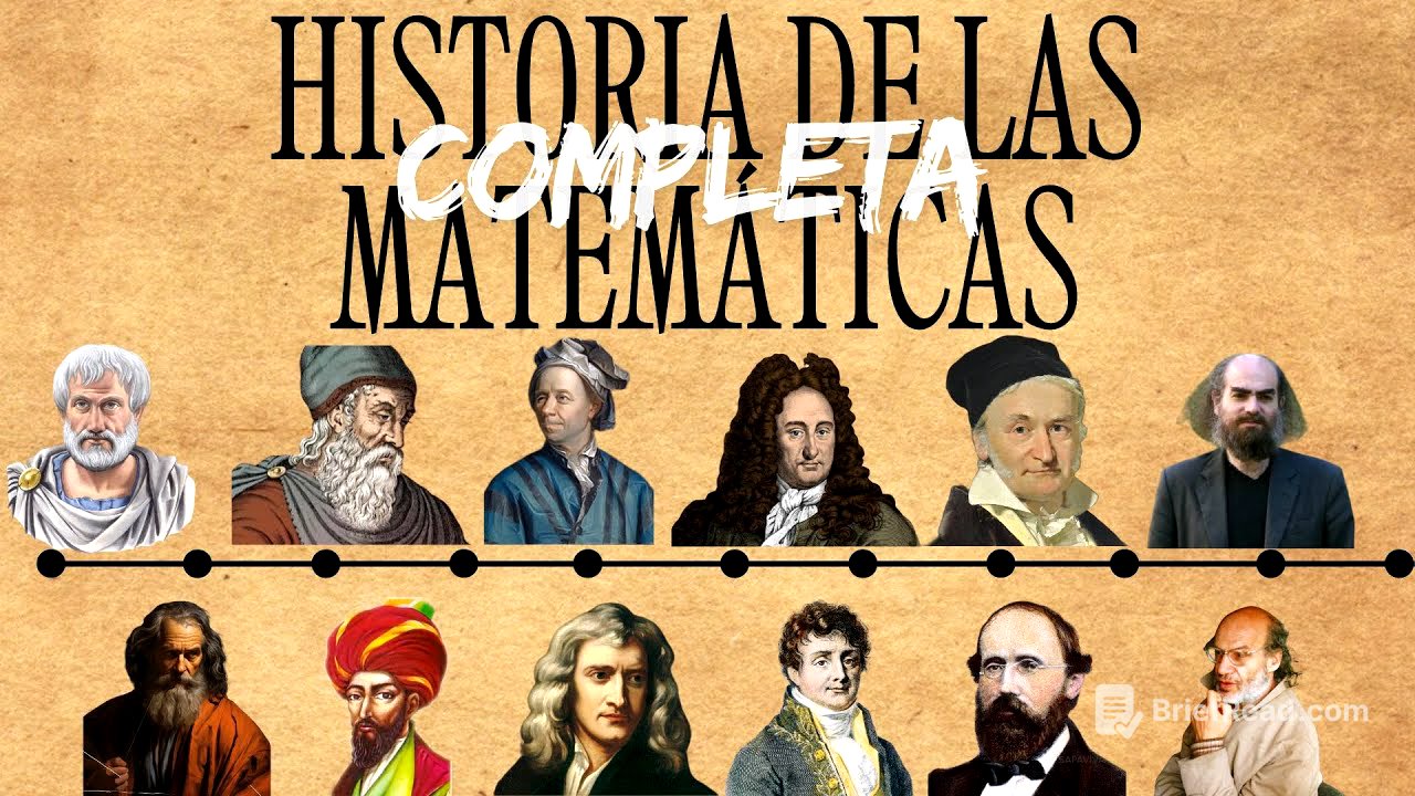 La Historia COMPLETA de las Matemáticas (Linea de TIEMPO)