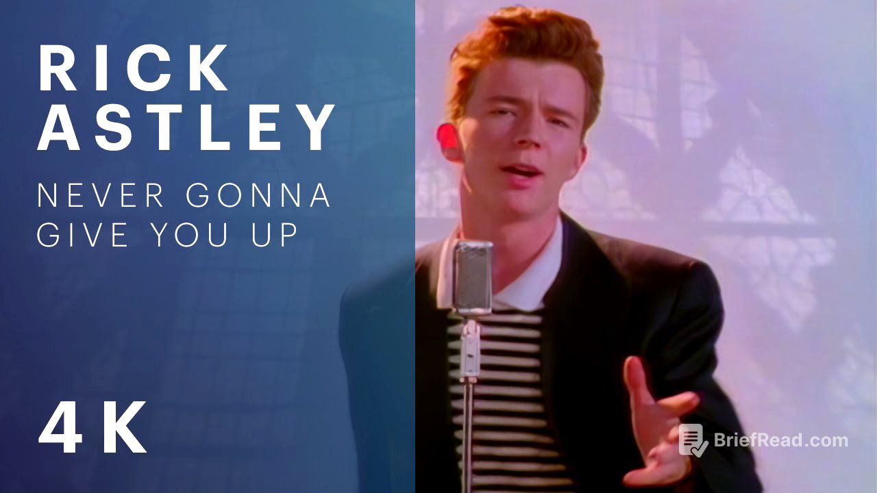 Rick Astley - Never Gonna Give You Up (Official Video) (4K Remaster)