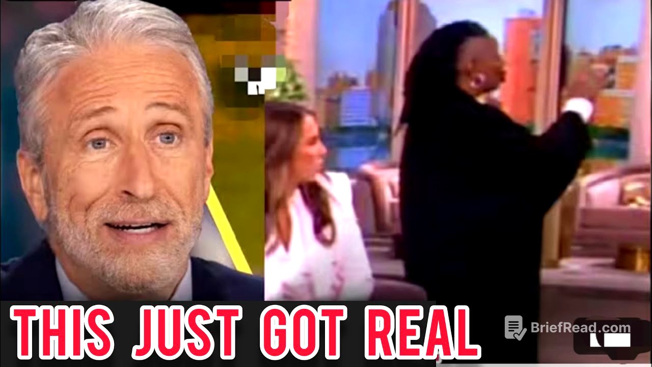 I bet The View Show Is over after Massive FIGHT over Democrat lies..Jon Stewart celebrate 