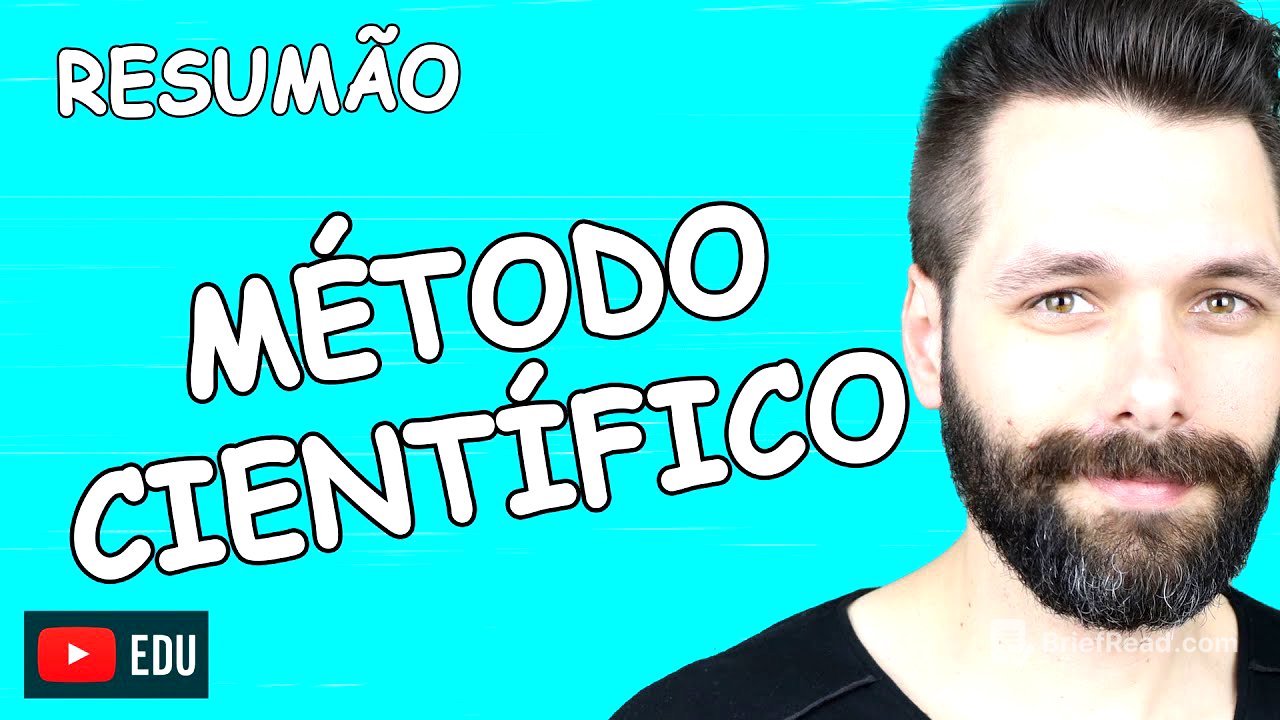 RESUMO Sobre MÉTODO CIENTÍFICO | Biologia com Samuel Cunha