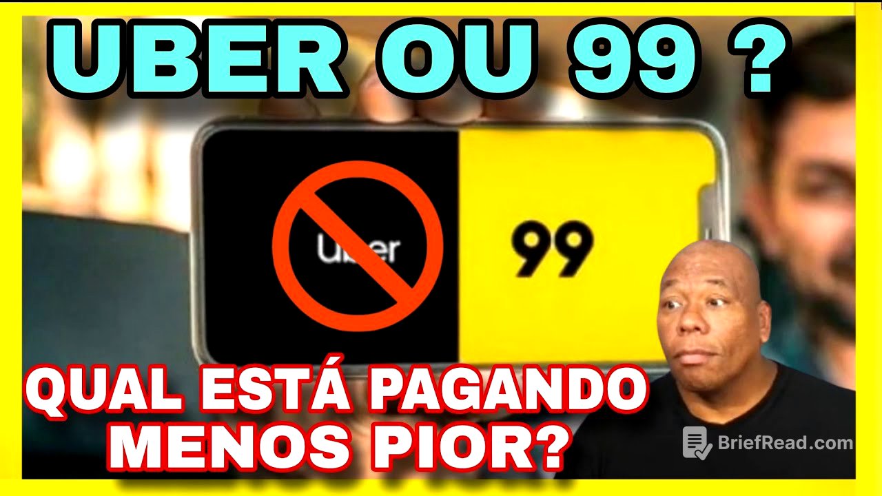 UBER ESTÁ PIOR QUE A 99 ? #uber #99pop #motorista99pop 