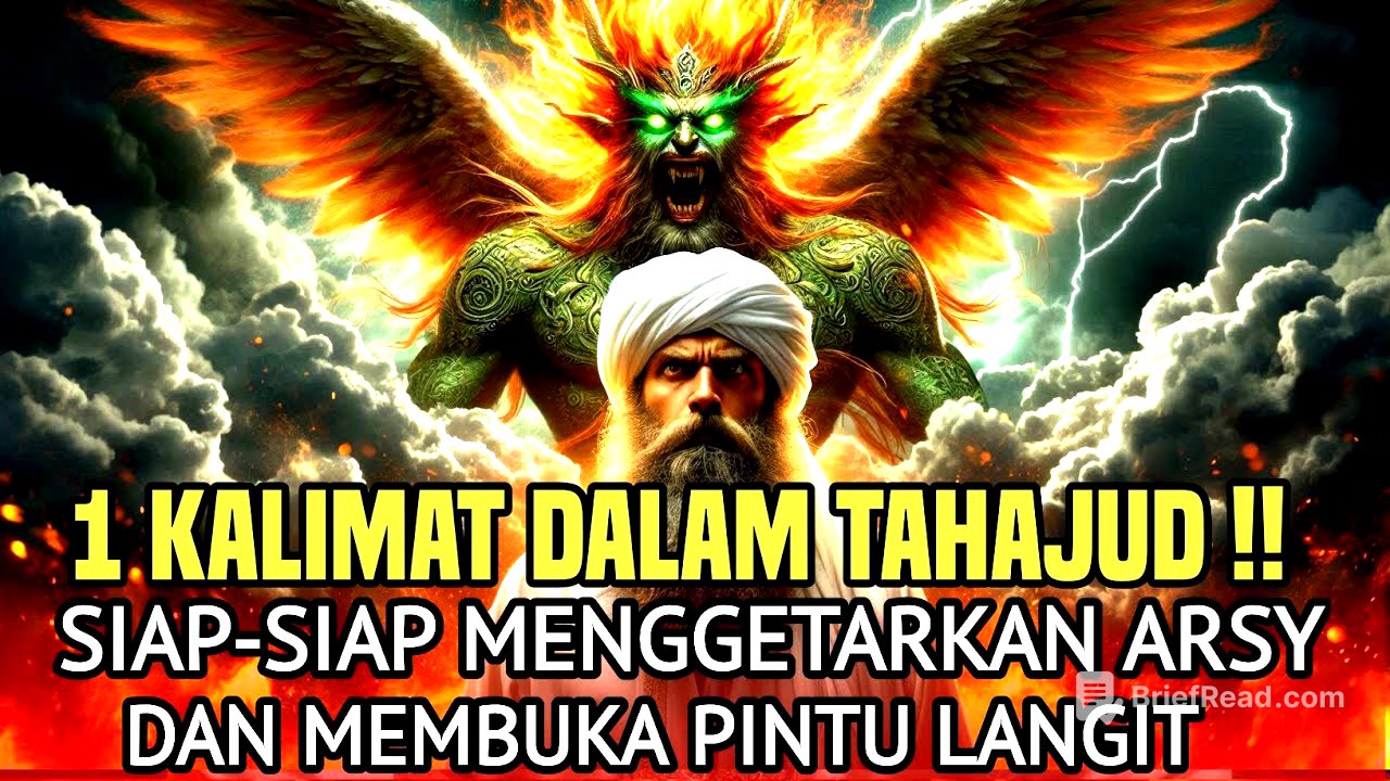 MERINDING !!! 1 Kalimat di Tahajud Ini, Menggetarkan Arsy dan Mengubah Takdir 😱😱