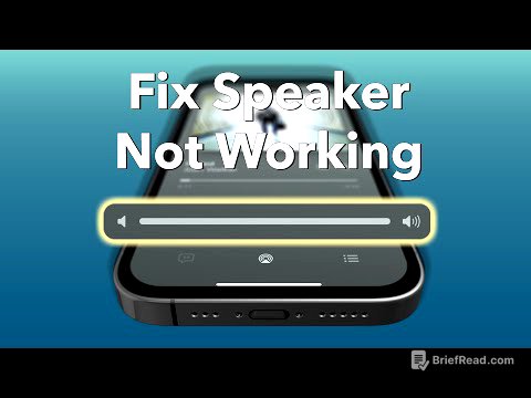 How To Fix an iPhone Speaker Not Working?