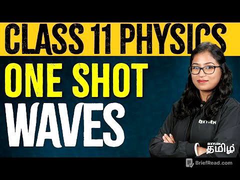 CLASS 11 | ONE SHOT | WAVES | Physics | NEET 2024 | Xylem NEET Tamil