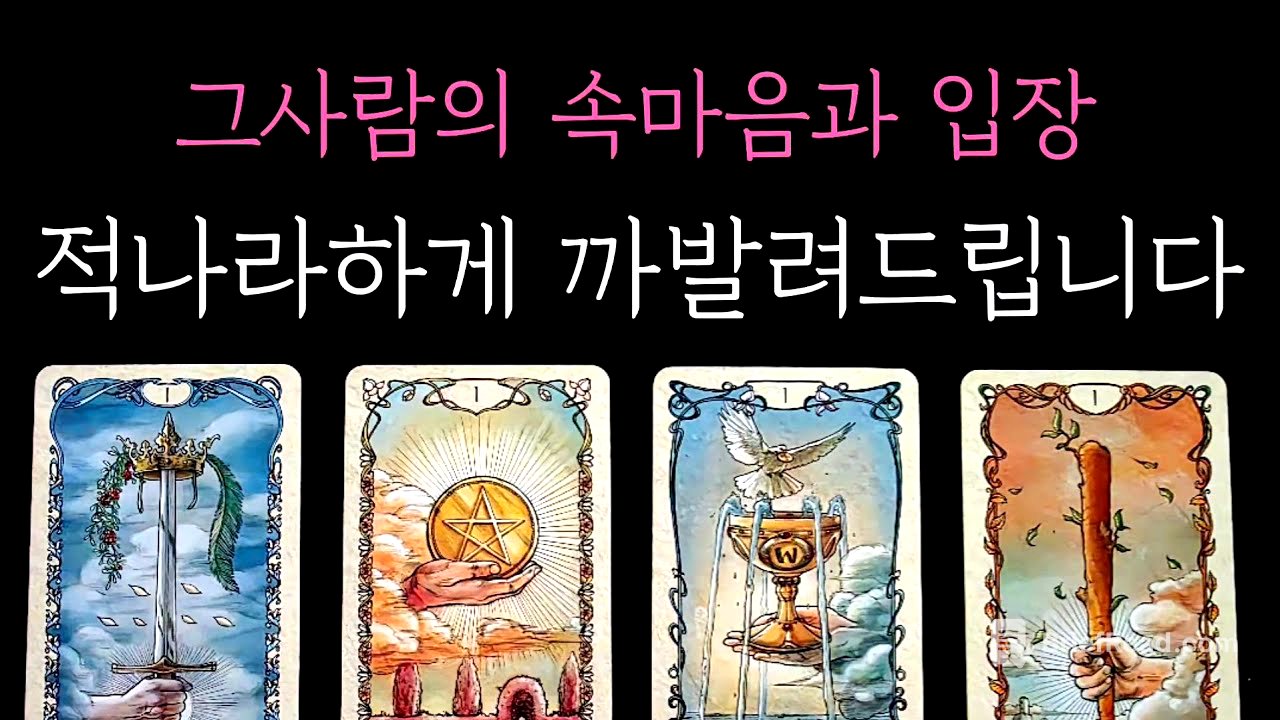 [타로] 소름돋게 정확한 팩폭 적중 리딩🎖 그사람의 속마음과 입장 적나라하게 까발려드립니다