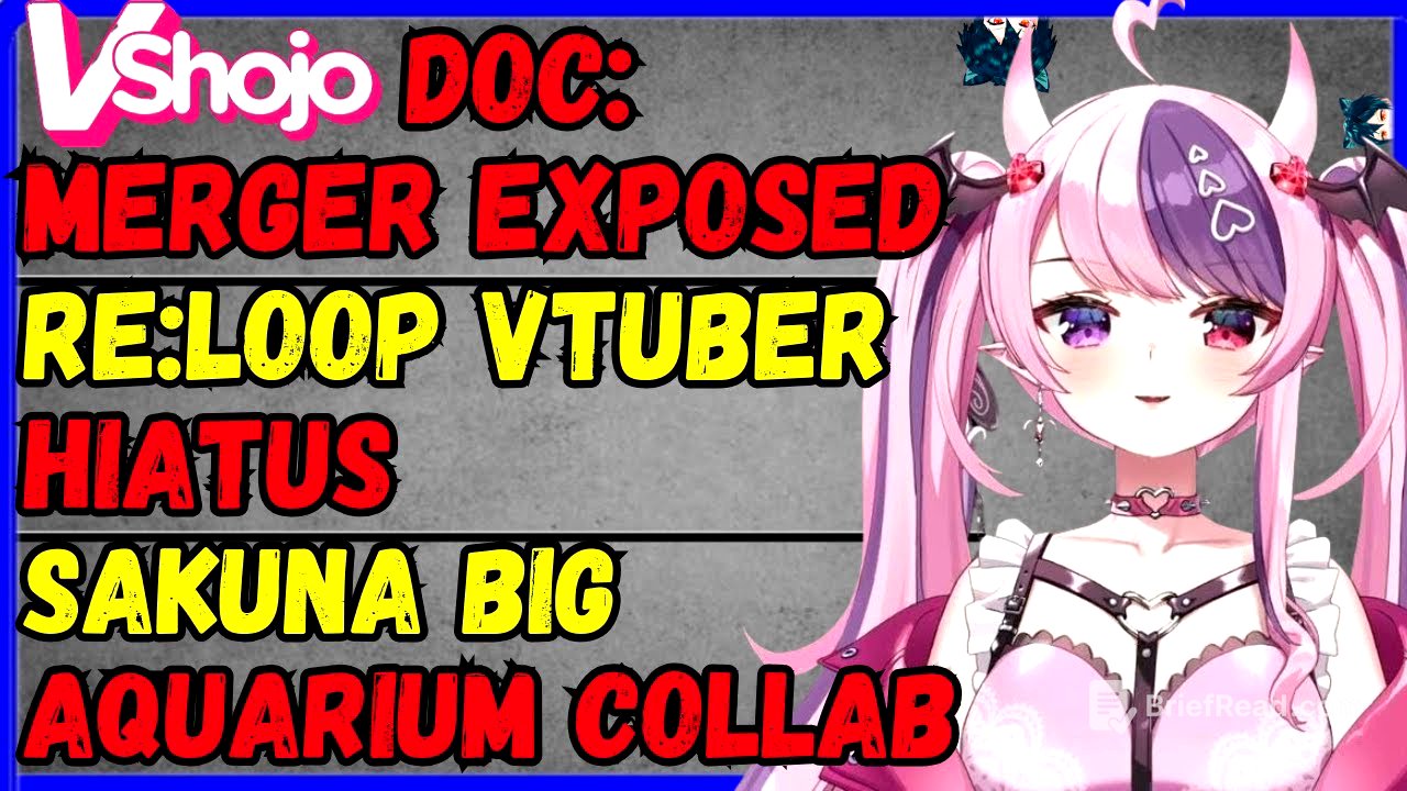 Insane Vshojo doc released! Merger exposed!! Sakuna/aqua aquarium collab! Re:loop hiatus