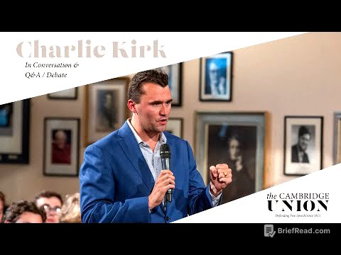 Charlie Kirk + Q&A / Debate | Cambridge Union