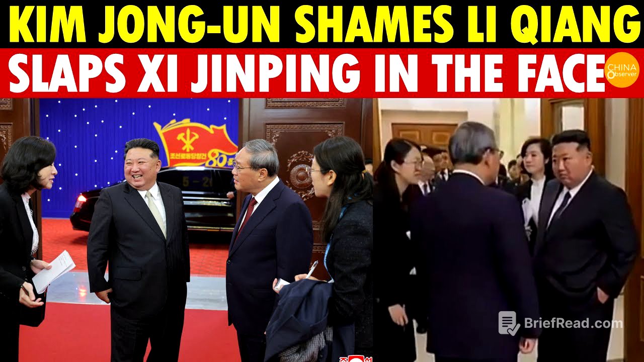 China’s Diplomatic Disaster: Kim Jong-un Shames Li Qiang, Slaps Xi Jinping in the Face