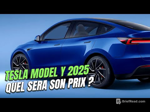 PRIX de la TESLA MODEL Y 2025 JUNIPER : mon estimation !