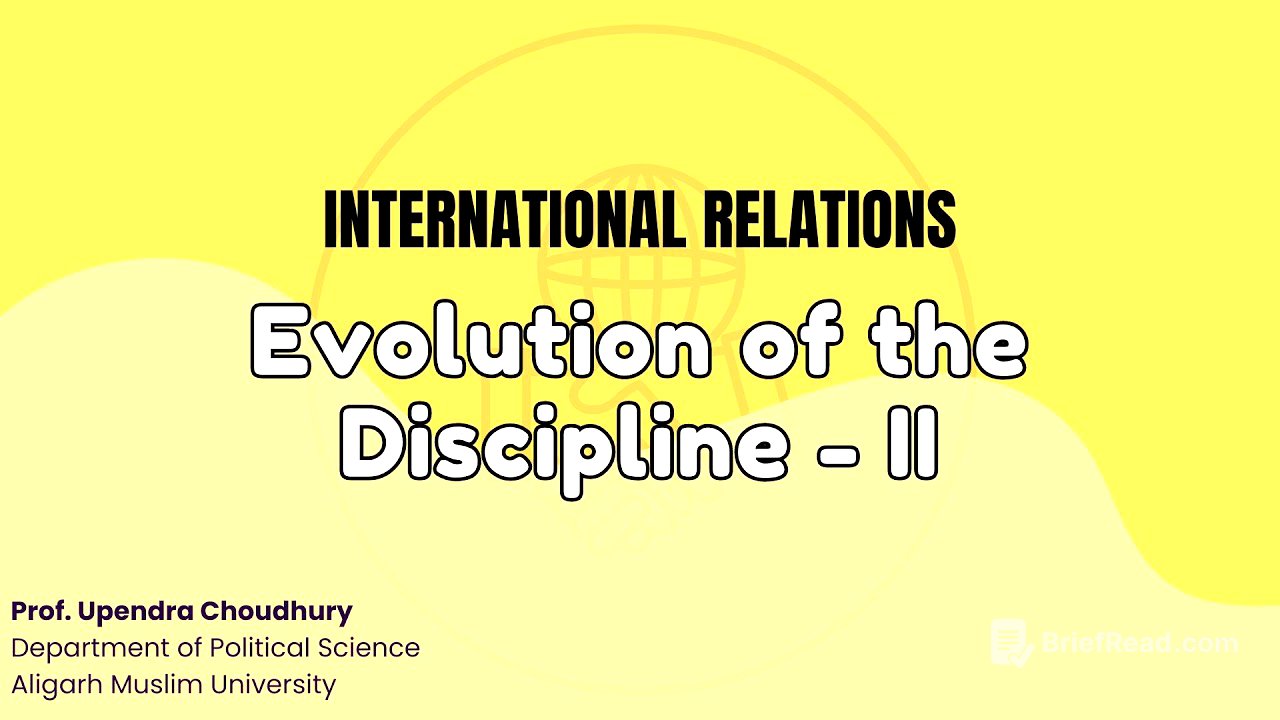 Evolution of the Discipline-II