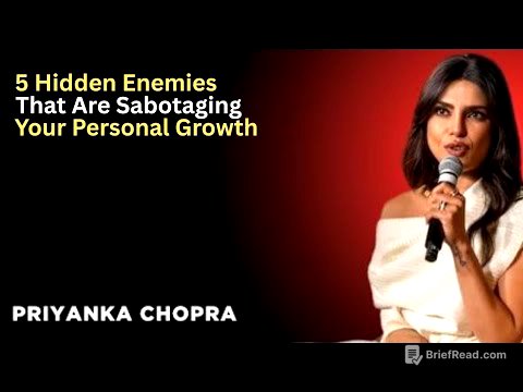 "5 Hidden Enemies That Are Sabotaging Your Personal Growth 💥 | Priyanka Chopra Inspiration"
