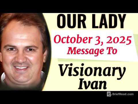 Our Lady's Extraordinary Message To Ivan October 3, 2025 | Medjugorje Message