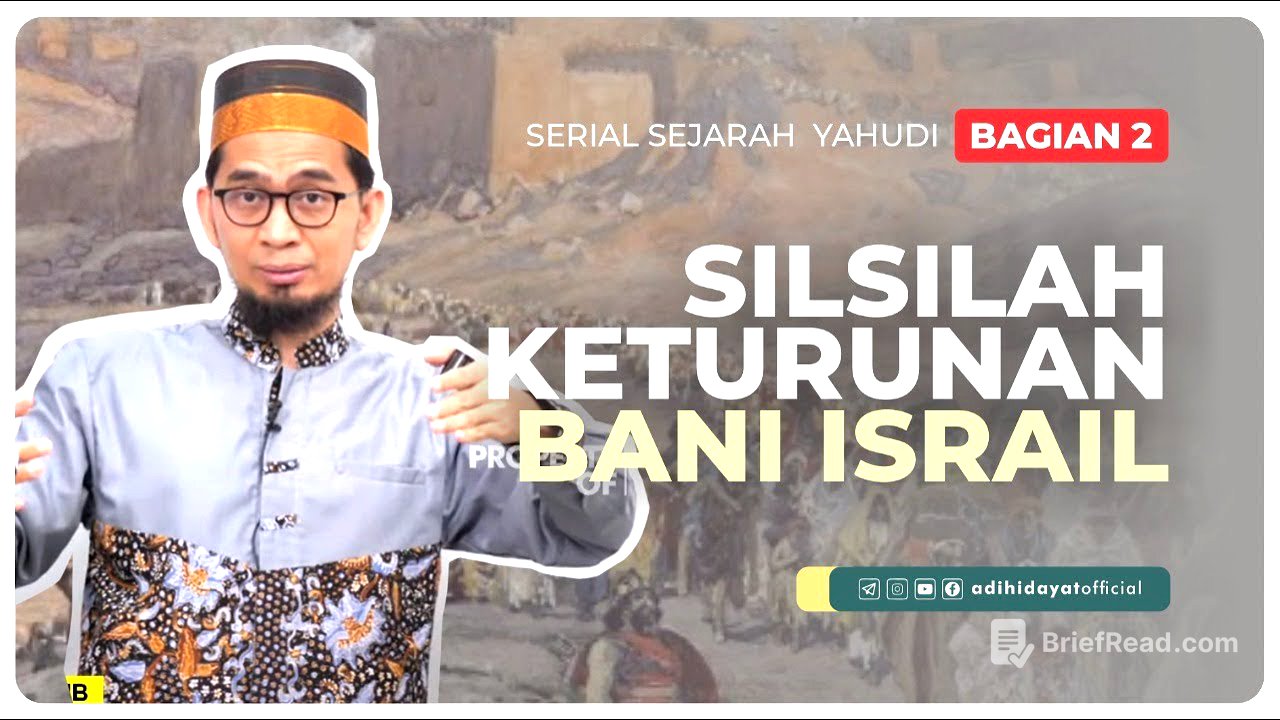 [LIVE] Sejarah Lengkap Yahudi Bag. 2 - Ustadz Adi Hidayat