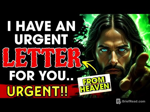 GOD SAYS - "I HAVE AN URGENT LETTER FOR YOU”👆God Message Today~ Gods Message Now