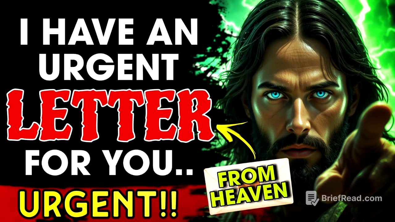 GOD SAYS - "I HAVE AN URGENT LETTER FOR YOU”👆God Message Today~ Gods Message Now