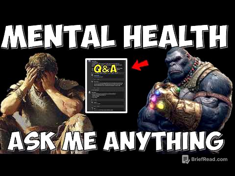I Answer 20+ Questions On Male Mental Health (Anxiety, Confidence, Procrastination, Depression etc.)