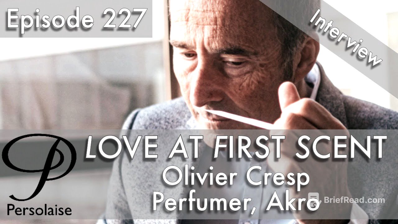 Live interview with Olivier Cresp, perfumer, Akro Fragrances, on Love At First Scent ep 227