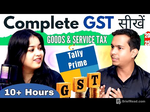 🔥Master GST in One Video | Complete GST Tutorial in Tally Prime 2025 | Zero to Hero ✅