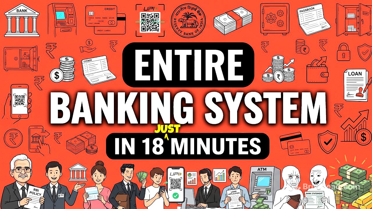 Entire INDIAN Banking System in 18 Mins
