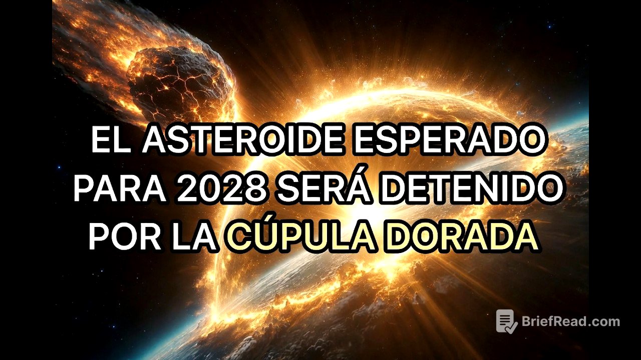 EL ASTEROIDE ESPERADO PARA 2028 SERÁ BLOQUEADO POR LA CÚPULA DORADA