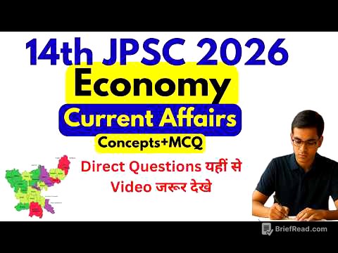 🔴Economy & Current Affairs  for JPSC  Prelims 2026 | Civils Prep Jharkhand