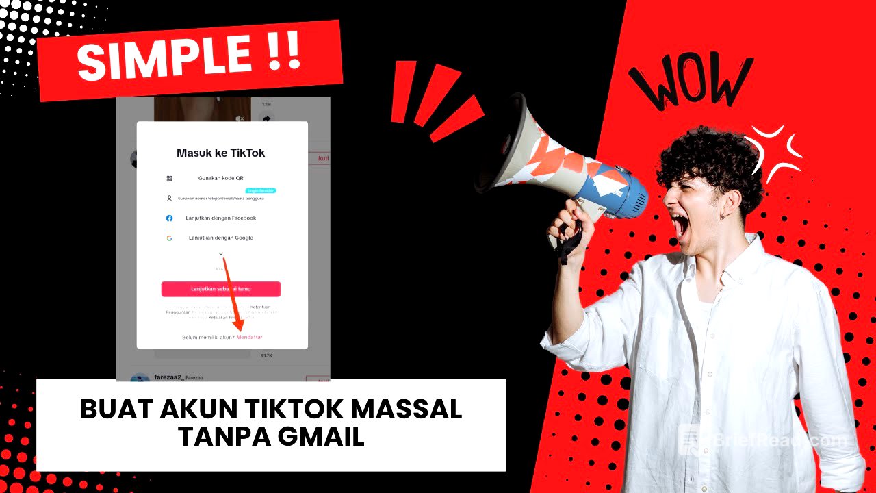Cara Membuat Banyak Akun TikTok Secara Massal Dan Terverifikasi