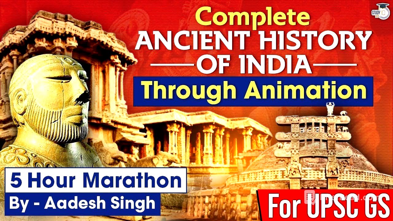 Complete Ancient Indian History in 5 hours through Animation | UPSC IAS