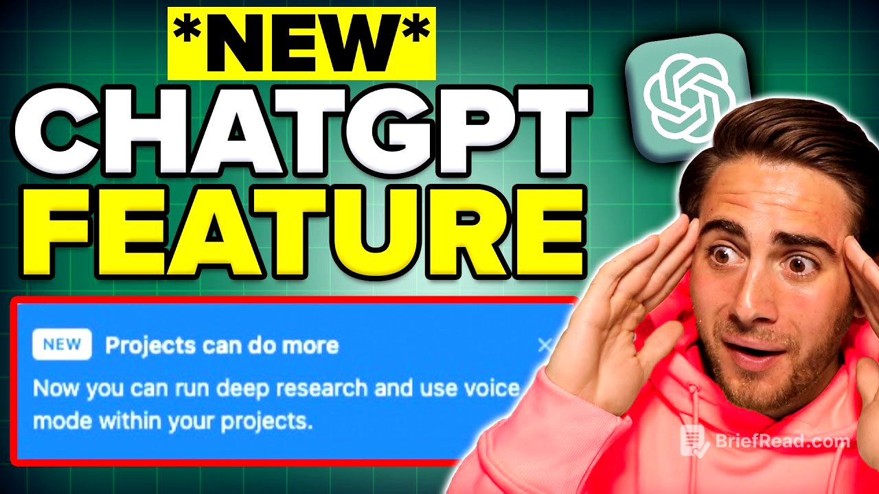 ChatGPT Launched NEW Features That Are INSANE! 🤯 (New Projects Tool)