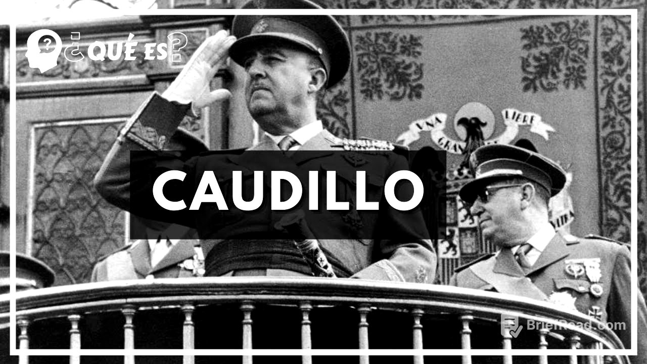 CAUDILLISMO ¿Qué es ? Significado, Causas, Consecuencias y otras Características. #Franco
