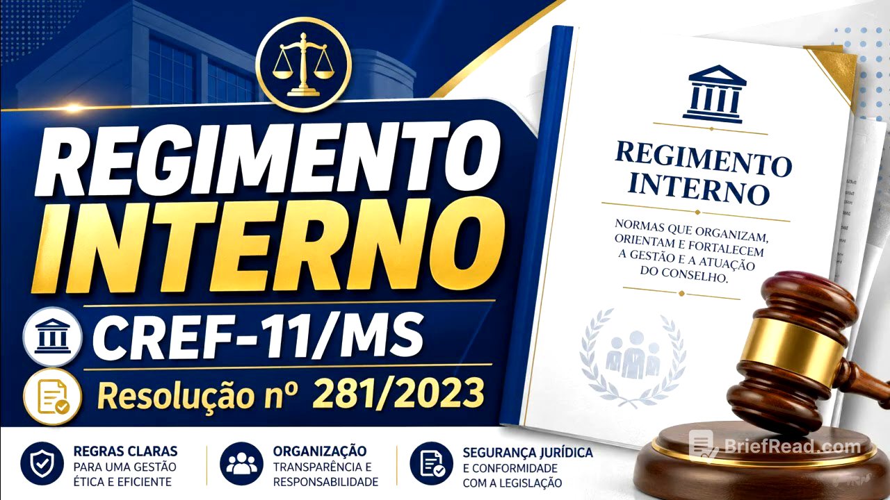 Regimento Interno do CREF-11/MS