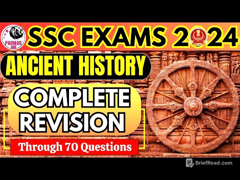 COMPLETE ANCIENT HISTORY REVISION FOR SSC EXAMS | TOP 70 QUESTIONS | SSC GK | Parmar SSC