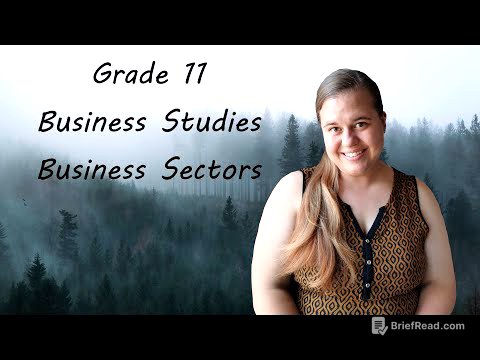 Business Sectors Grade 11 | Business Studies | Term 1