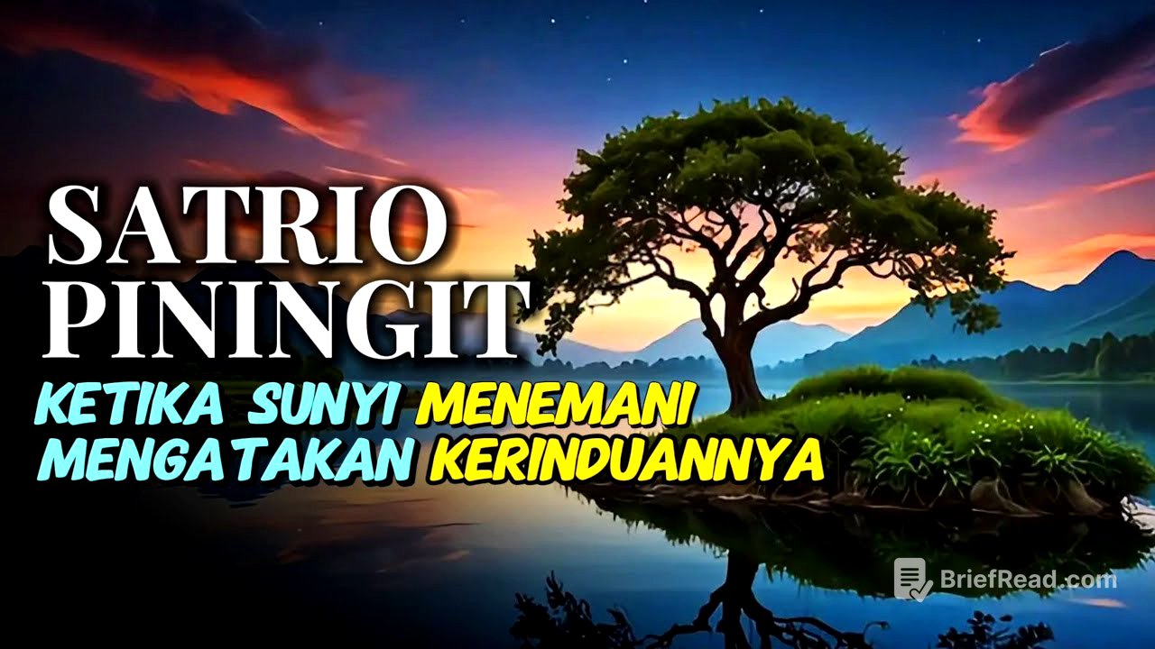 Ketika sunyi menemani SATRIO PININGIT mengatakan kerinduanya