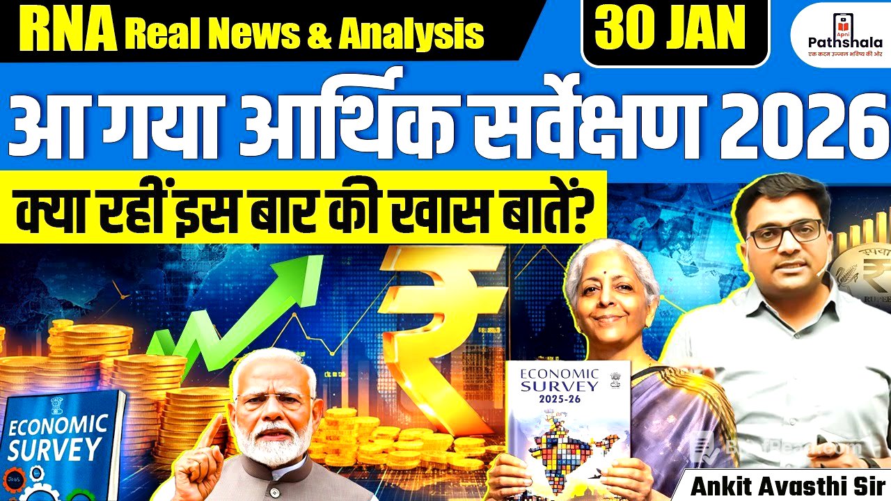 Economic Survey 2026 Released | Key Highlights & Major Announcements Explained | By Ankit Sir