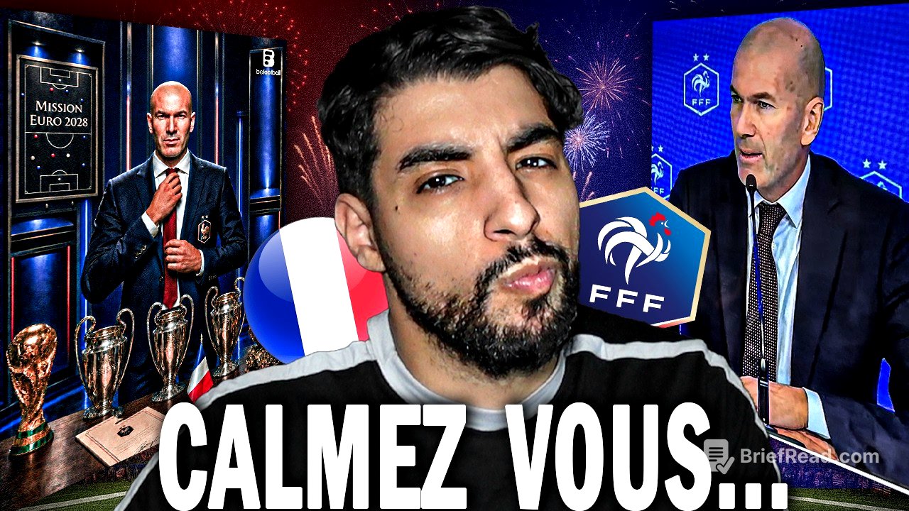 CALMEZ VOUS... | Zidane sélectionneur de l'équipe de France
