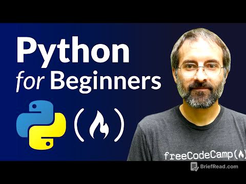 Python for Beginners – Full Course [Programming Tutorial]