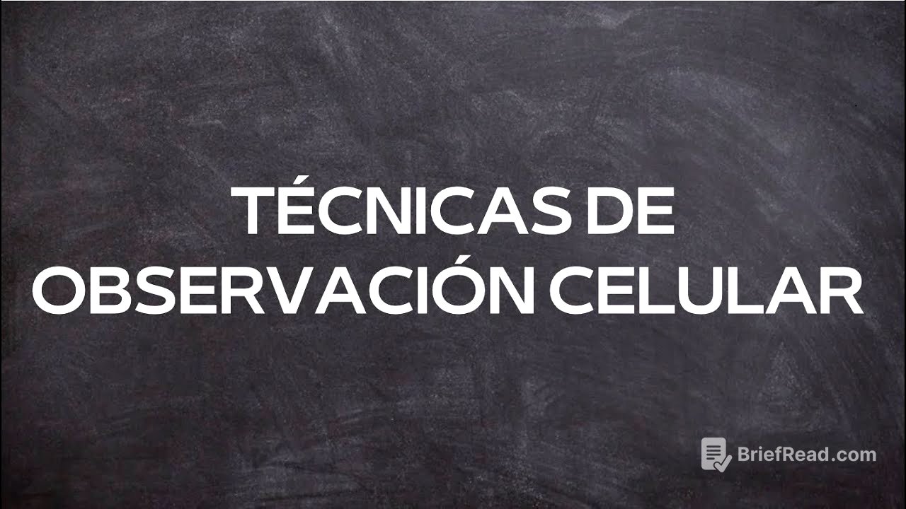 TÉCNICAS DE OBSERVACIÓN CELULAR| Biología Celular | grupo 3