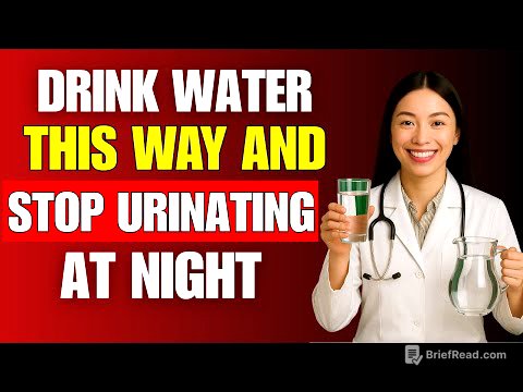 UROLOGIST REVEALS: How to drink water to avoid getting up at night