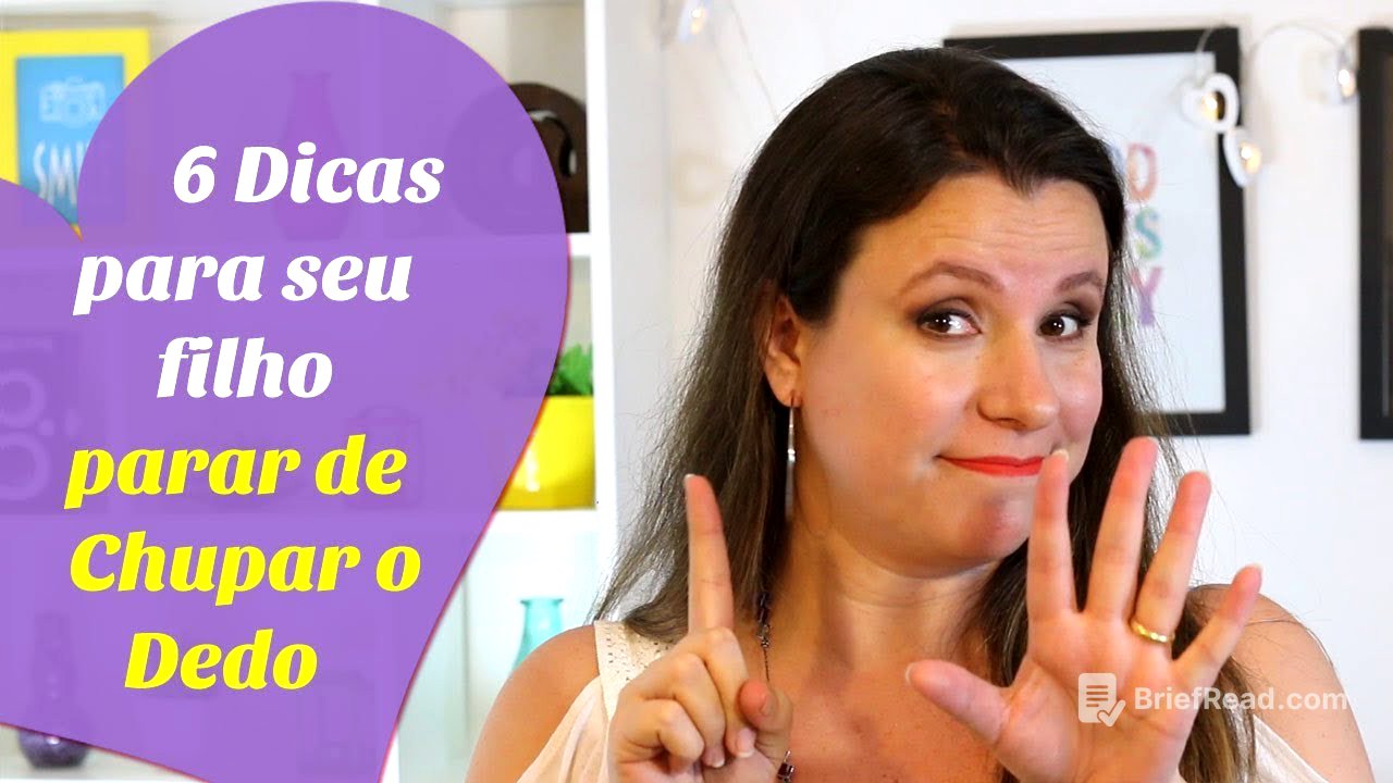 6 DICAS PARA SEU FILHO PARAR DE CHUPAR O DEDO | Monica Romeiro