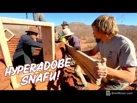 Community of Homesteaders Save The DAY On Our Busted Hyperadobe Build!
