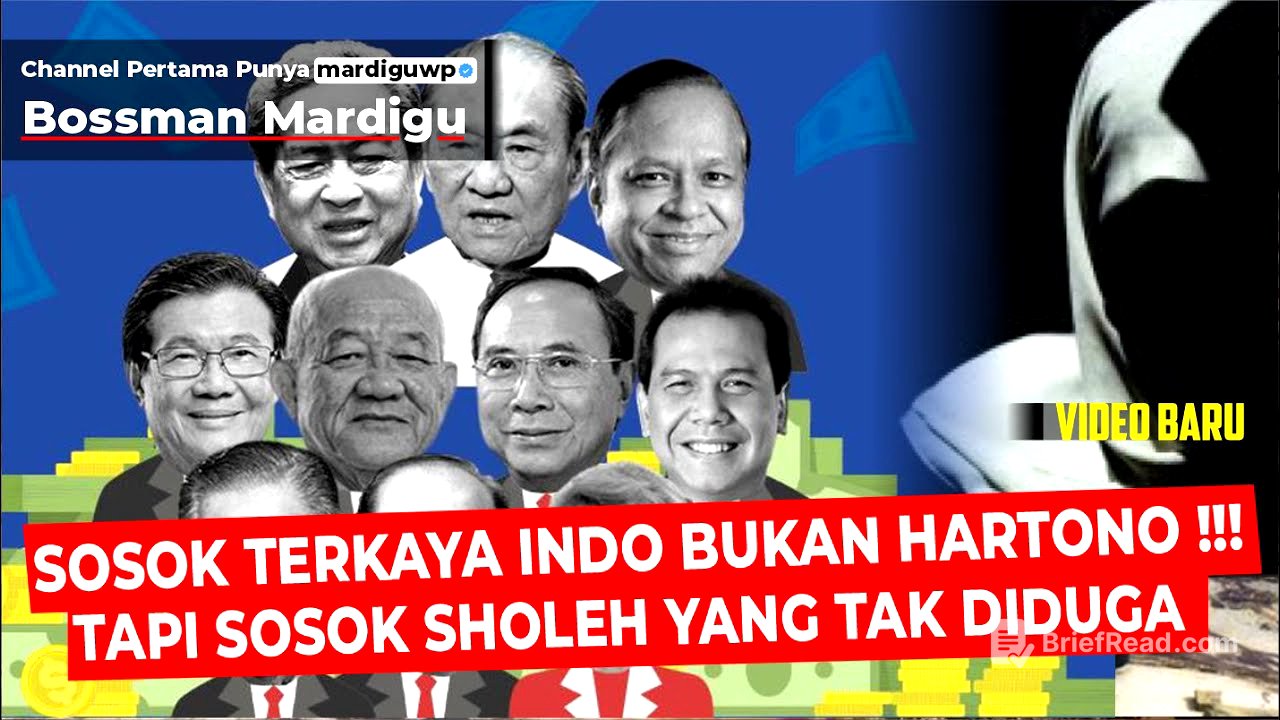 BUKAN HARTONO, ANDAI PEJABAT NEGARA PAHAM BERNEGARA ALA KONGLOMERAT SHOLEH INI !!! - Mardigu Wowiek