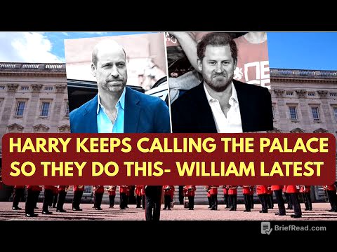 HARRY CALLS THE PALACE BUT THEY DO THIS - WILLIAM & HARRY HE WON’T STOP .. #princeharryandmeghan