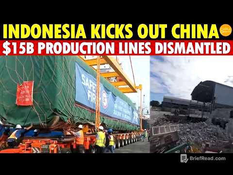 China Is Done! Indonesia Kicks Out Chinese Firms: $15 Billion Production Lines Dismantled In 3 Weeks