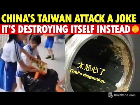 China Invading Taiwan Is Pure Delusion—Just Compare Student Meals; China Is Killing Itself