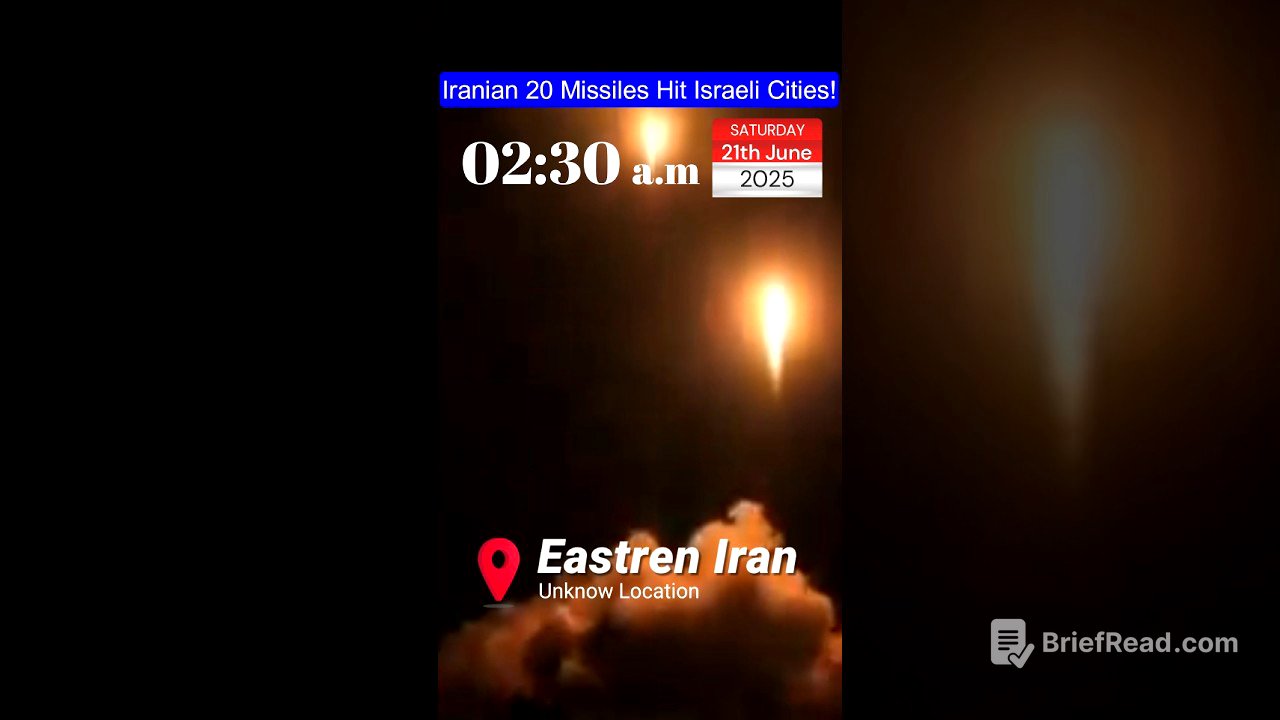 Iran Launches 36 Missiles on Israel