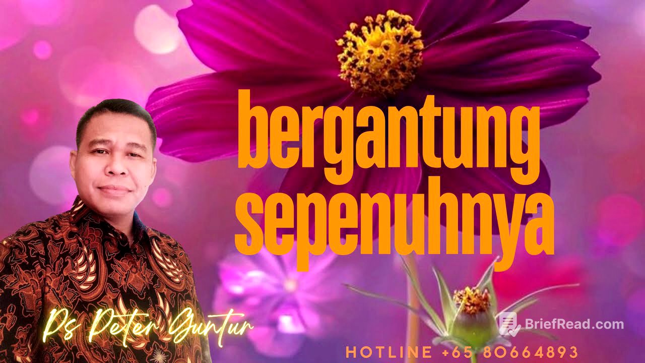 BERGANTUNG SEPENUHNYA  -  PETER GUNTUR