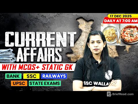 Current Affairs Today | 17 December Current Affairs 2025 | Daily Current Affairs | By Krati Mam